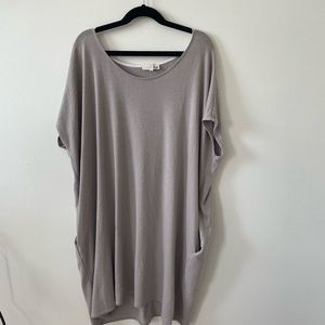 Grey/taupe t-shirt dress from Wilfred